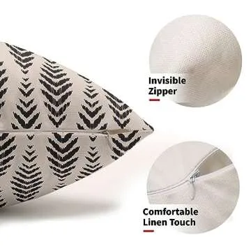Stylish Boho Lumbar Pillow Covers Set of 2 Decorative