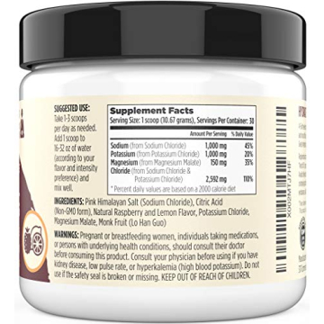 Keto Electrolyte Powder with Monk Fruit | 30 Servings