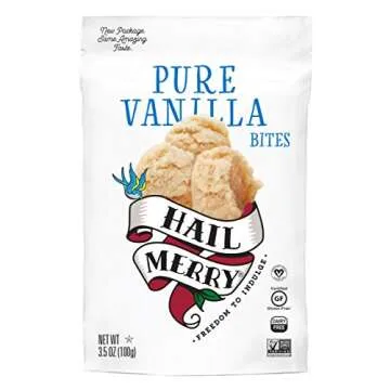 Hail Merry - Merry Bites Macaroons - Variety 5 Pack - 3.5 oz each, Paleo, Vegan (5 Pack)