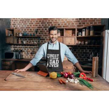 VAGAVY Funny 100% Cotton Apron - Unique Gifts for Men