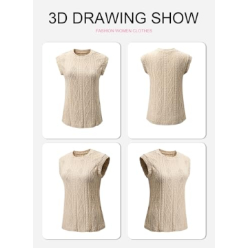 SHEWIN Women's Trendy Summer Tops Lightweight & Stylish