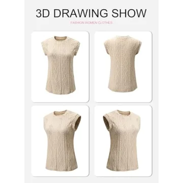 SHEWIN Women's Trendy Summer Tops Lightweight & Stylish