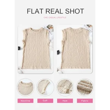 SHEWIN Women's Trendy Summer Tops Lightweight & Stylish