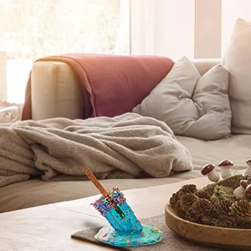 FlekmanArt Melting Popsicle Sculpture for Vibrant Summer Decor