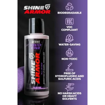 Car Scratch Remover for Vehicles - Scuff Removal and Repair Compound for Removing Swirls and Buff Out Scratches from Paint