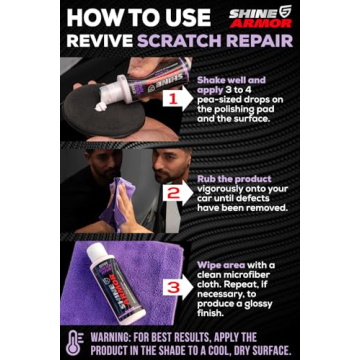 Car Scratch Remover for Vehicles - Scuff Removal and Repair Compound for Removing Swirls and Buff Out Scratches from Paint