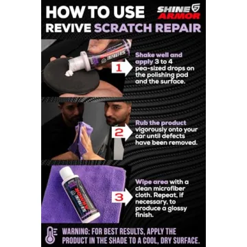 Car Scratch Remover for Vehicles - Scuff Removal and Repair Compound for Removing Swirls and Buff Out Scratches from Paint