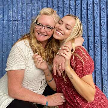 STORYJEWELLERY Story Jewellery Rainbow Ring for Women, Gold Plated Rainbow Eternity Ring, Baguette Rainbow Ring, Rainbow Jewelry Gifts for Women(G P 07)