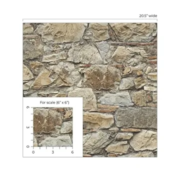 Transform Your Space with Faux Stone Wall Wallpaper