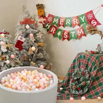 Heopeis Ball Pit Balls Play Balls - 100 Pieces Baby Soft Plastic Balls BPA&Phthalate Free Non-Toxic Crush Proof Play Balls for 1 2 3Years Old Toddlers Baby Kids Birthday Pool Tent Party