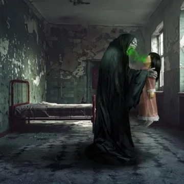 Soul Sucker Demon Reaper Animatronic for Halloween