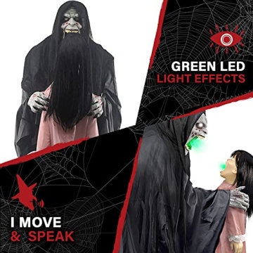 Soul Sucker Demon Reaper Animatronic for Halloween