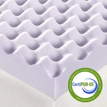 Best Price Mattress 3" Egg Crate Memory Foam Topper
