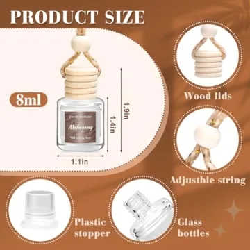 Vetuslumen Car Air Freshener 6 Pack - Perfect Valentine's Gift