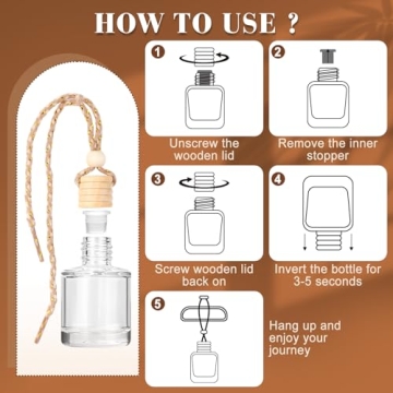 Vetuslumen Car Air Freshener 6 Pack - Perfect Valentine's Gift