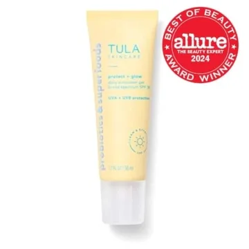 TULA Daily SPF 30 Sunscreen Gel - Broad Spectrum, Non-Greasy, Reef-Safe with Blue Light & Pollution Protection
