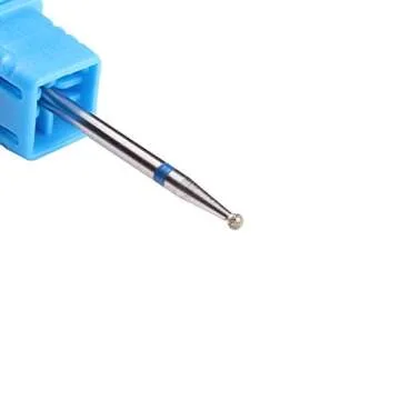 MZCMSL 3pcs Ball Head Cuticle Bits, 3/32 Shank Diamond Nail Drill Bits for Manicure