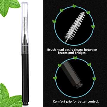 Patelai 50 Interdental Brushes for Superior Dental Hygiene