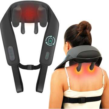 Cordless Neck & Shoulder Massager with Heat