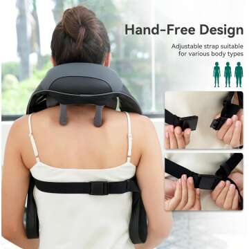 Cordless Neck & Shoulder Massager with Heat
