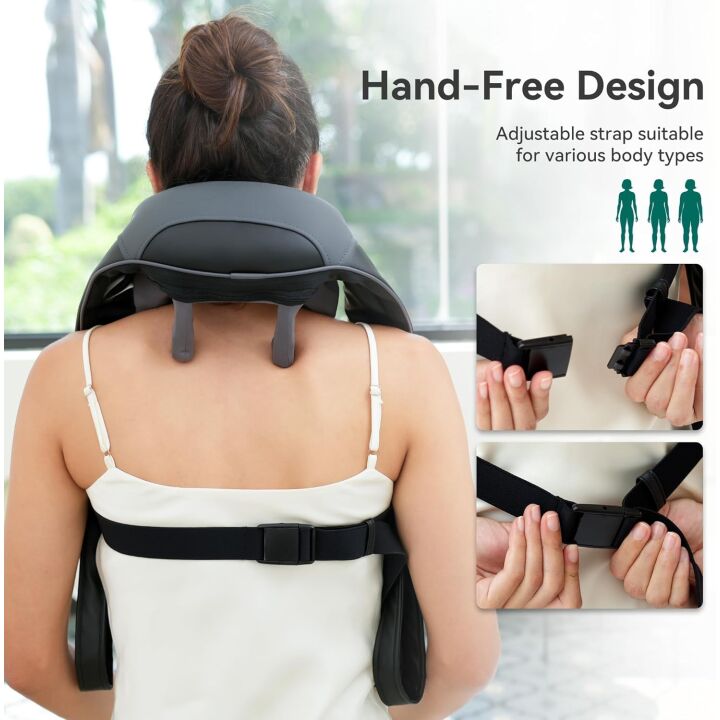 Cordless Neck & Shoulder Massager with Heat