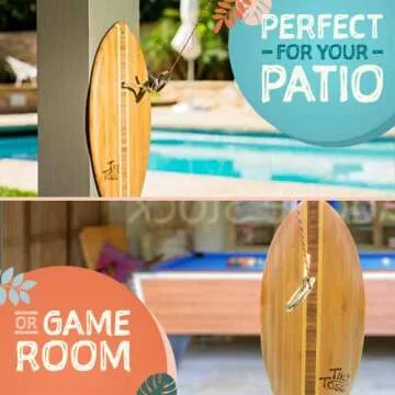 Tiki Toss Ring Toss Game - Perfect for Outdoors & Indoors
