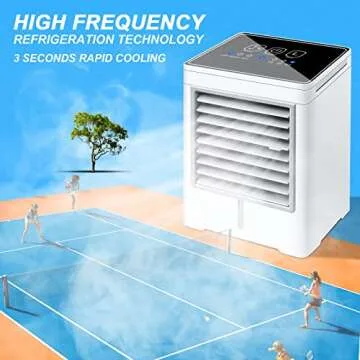 Portable Air Conditioners, USB Personal Mini Air Conditioner with 3-Speed Control