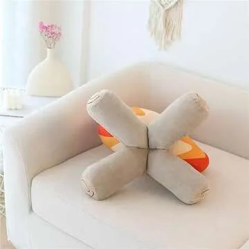 CZQAGCL Plush Pillow - Soft, Cute Fire Design, 15.7 Inch