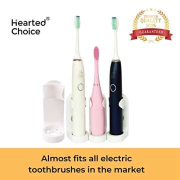 Electric Toothbrush Holder Bathroom Holder Wall Mount Storage Set Organizer Electric Toothbrush Body...