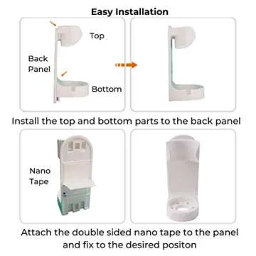 Electric Toothbrush Holder Organizer for All Ages - 2PCS