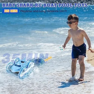 FUUY Amphibious Remote Control Car for Boys and Girls