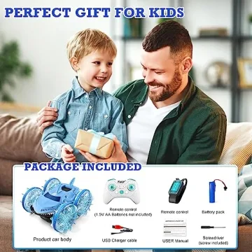 FUUY Amphibious Remote Control Car for Boys and Girls