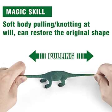 Hayuyuxo Color Changing Dinosaur Toys,15 Pieces Changing Color Dinosaur Set,Mold Free Bath Toys,Great Gift for Kids Boys and Girls,for Easter Egg Fillers,Goodie Bags Fillers,Themed Party