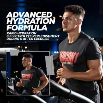 REDCON1 Canteen Hydration + Electrolytes, Blue Freeze - Electrolyte Drink Powder with B Vitamins + Minerals for Recovery - Coconut Water Powder & Hyaluronic Acid for Hydration (30 Servings)