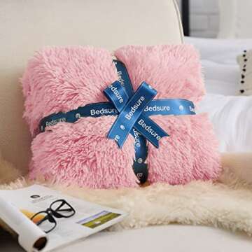 Cozy Bedsure Faux Fur Twin Blanket for All Occasion Gifts