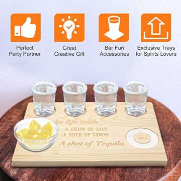 Fun Land Tequila Board - Unique Personalized Serving Tray