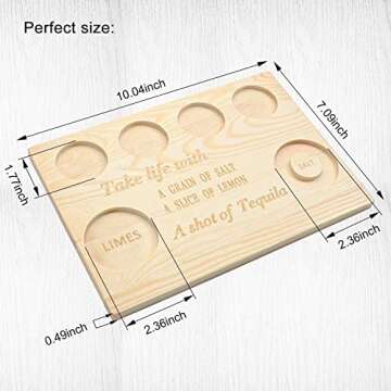 Fun Land Tequila Board - Unique Personalized Serving Tray