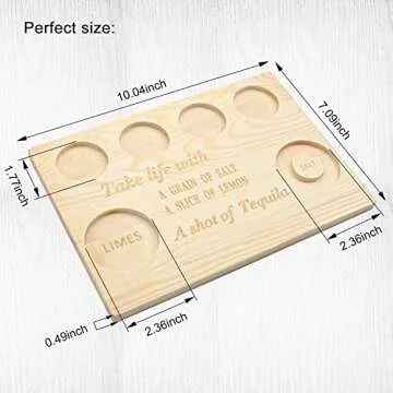 Fun Land Tequila Board - Unique Personalized Serving Tray