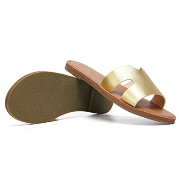 KOLILI Women's Comfortable Beach Slide Sandals Summer Shoes