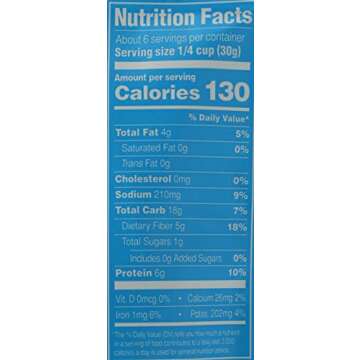 Saffron Road Organic Sea Salt Chickpea Snack - Crunchy & Healthy