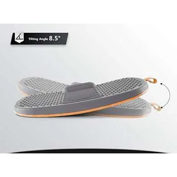 FEZIBO Anti Fatigue Standing Desk Mat - Wooden Balance Board