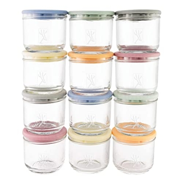Elk and Friends Baby Food Storage Jars with Silicone Lid
