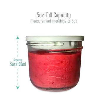 Elk and Friends Baby Food Storage Jars with Silicone Lid