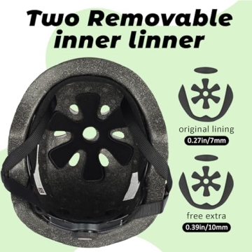 Atphfety Kids Adjustable Bike Helmet for Ages 2-14