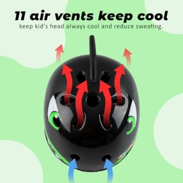 Atphfety Kids Adjustable Bike Helmet for Ages 2-14