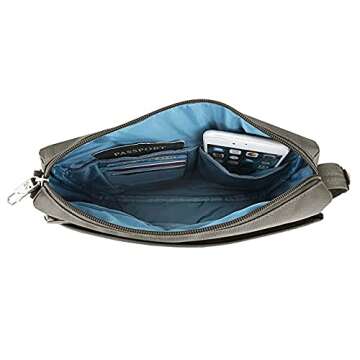 Travelon Women's Anti-Theft-Class Small East/West Crossbody Bag