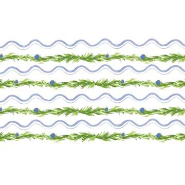 Elegant Watercolor Holiday Gift Wrap for All Occasions