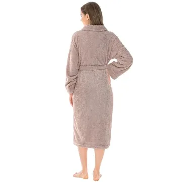 PAVILIA Women's Plush Fleece Robe - Warm & Cozy Comfort