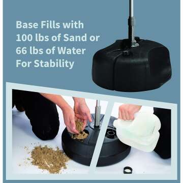 Adjustable Punching Bag with Stand for Fitness Training