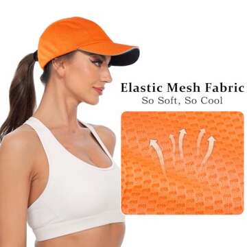 GADIEMKENSD Womens Race Day Running Hat Performance Cooling Tennis Hat for Women Dry Fit Sun Cap Ven...